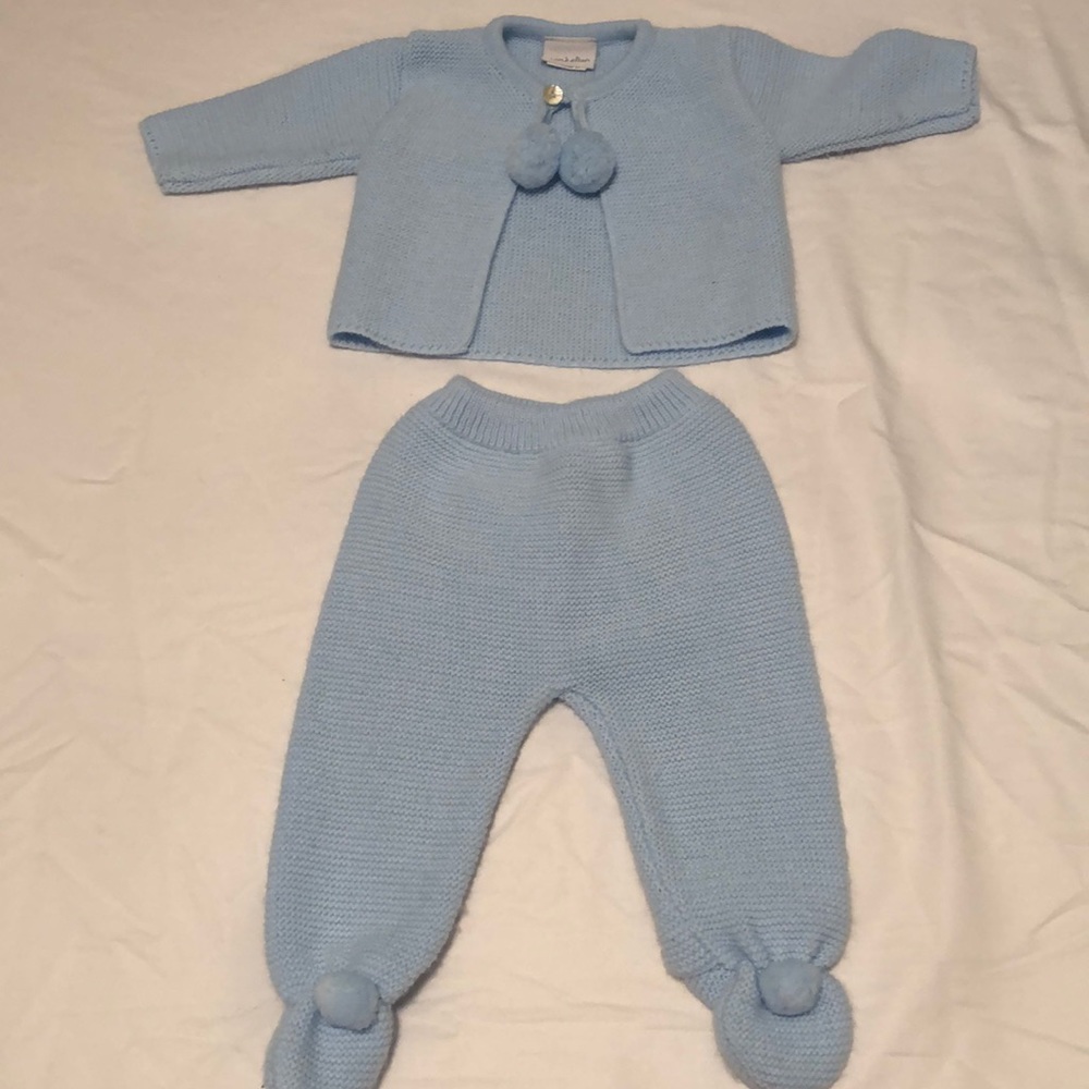 Baby Blue Boyd’s Outfit 3-6 months